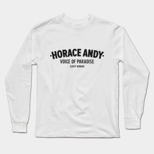 Legendary Reggae Voice: Horace Andy Long Sleeve T-Shirt